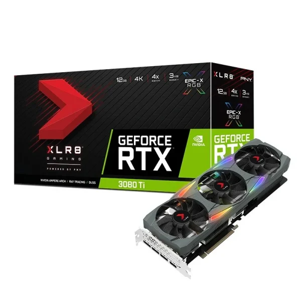 PNY VCG3080T12TFXMPB carte graphique NVIDIA GeForce RTX 3080 Ti 12 Go GDDR6X