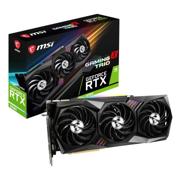 GeForce RTX 3090 – GAMING X TRIO Triple Fan – 24Go